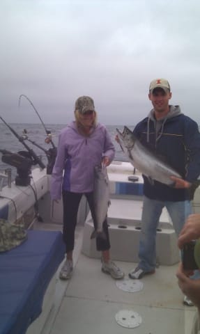 Door County Steelhead Charter Fishing Trip