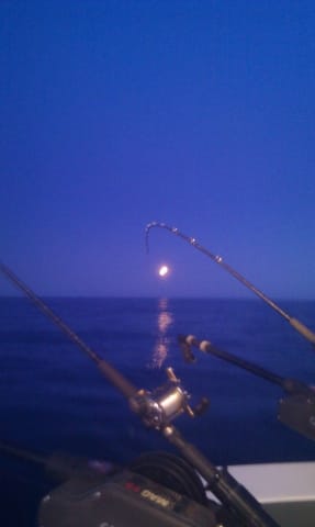 night fishing in door county