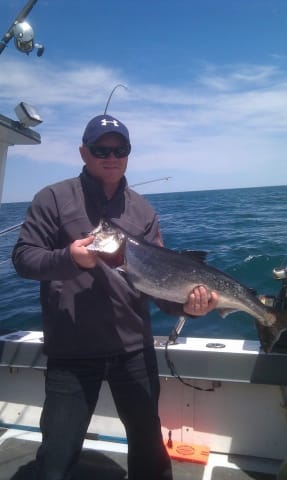 salmon fishing in door county