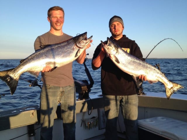 Salmon Fishing Charter in Door County