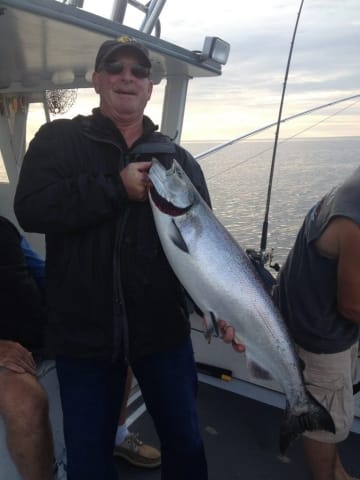 Steelhead Fishing Charter on Lake Michigan