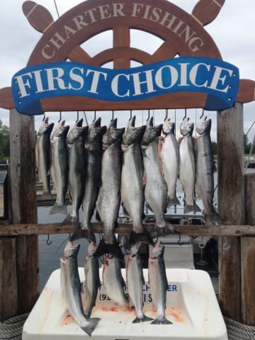 Charter Fishing in Door County